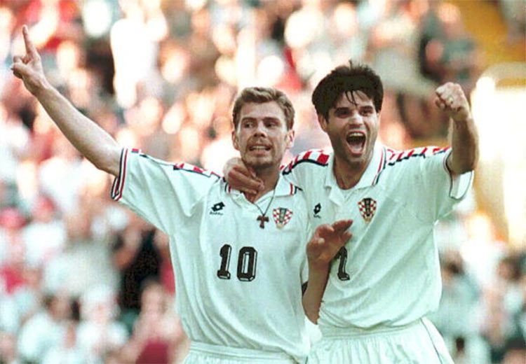 Boban e Jurcevic, seconda maglia Croazia 1996