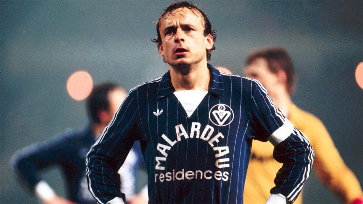 Gernot Rohr maglia Bordeaux primi anni '80