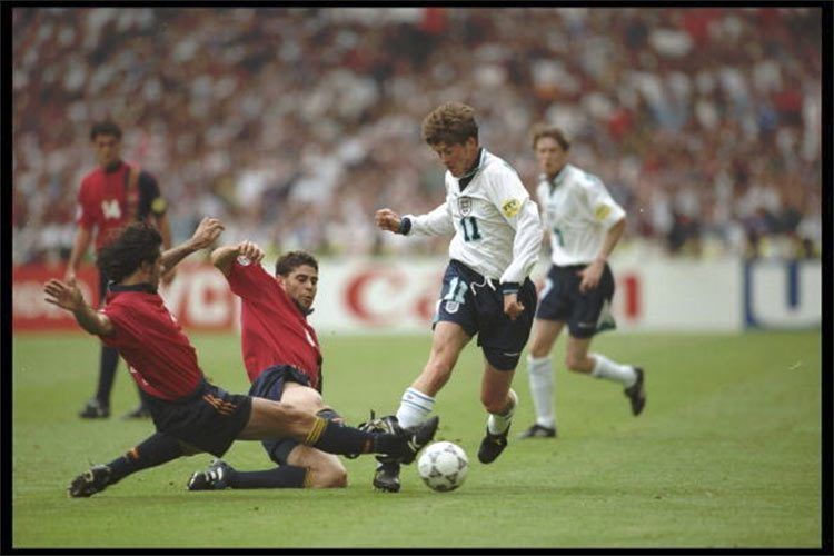 Inghilterra-Spagna Euro 1996