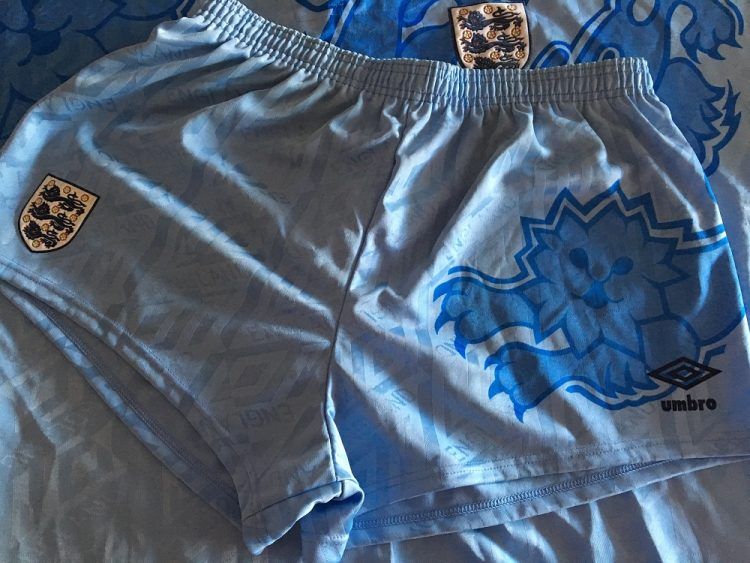 Pantaloncini terza divisa Inghilterra 1992-1993