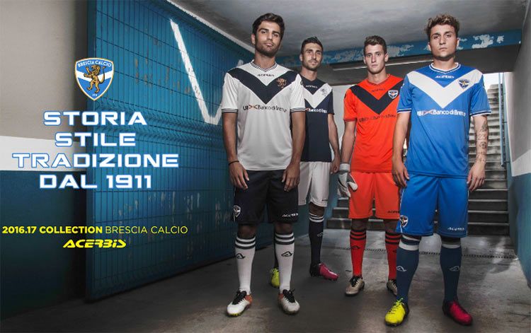 Presentazione maglie Brescia Calcio 2016-17 Acerbis