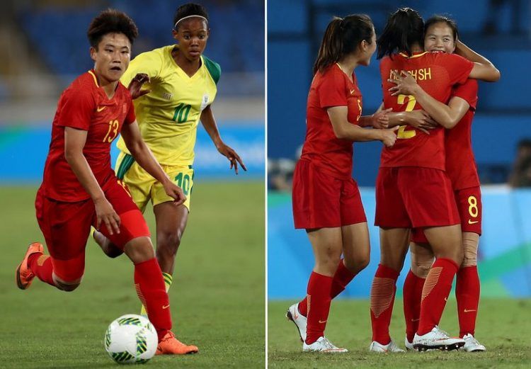 Maglie Cina femminile Rio 2016