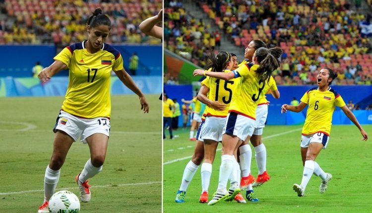 Maglia Colombia donne Olimpiadi 2016 calcio