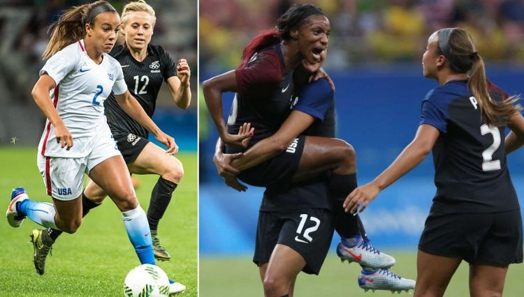 Stati Uniti maglie calcio donne Olimpiadi 2016
