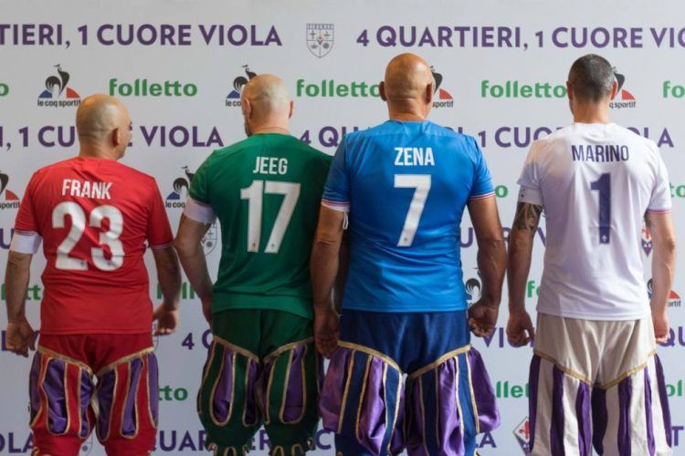 Fiorentina nomi e numeri 2017-18 font