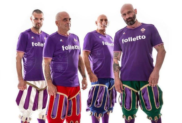Fiorentina, le nuove maglie ispirate al calcio storico