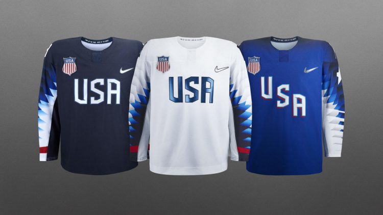 Maglia hockey USA Olimpiadi Pyeongchang 2018