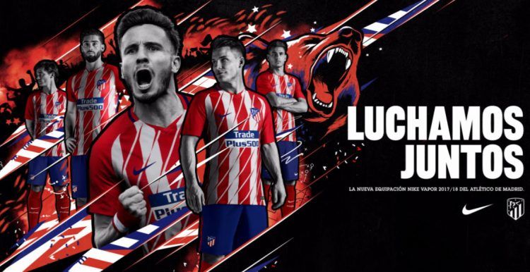 Presentazione maglia Atletico Madrid casa 2017-2018