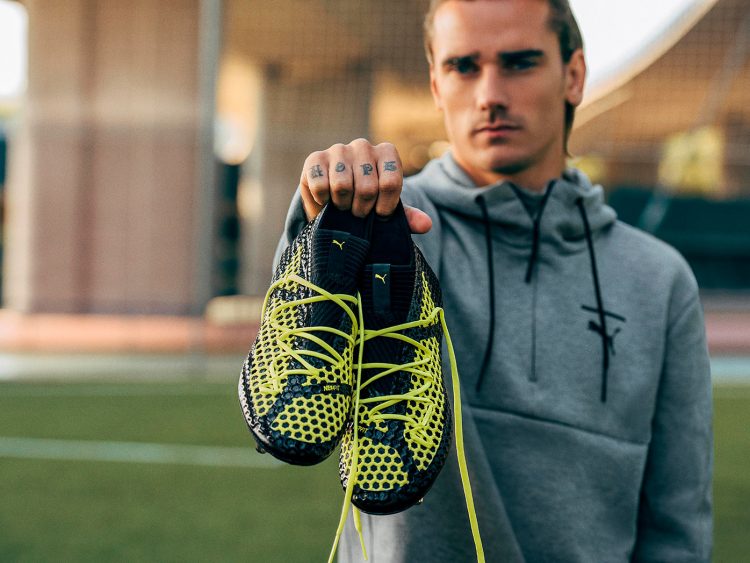 Griezmann con le Puma Future