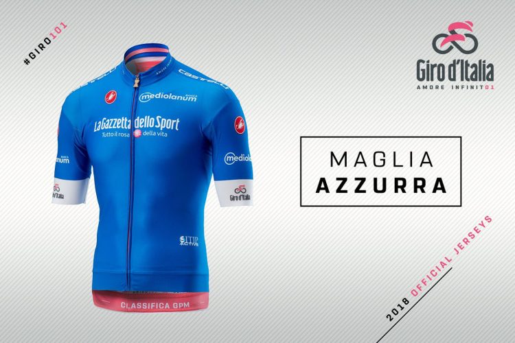 Maglia azzurra Giro d'Italia 2018, classifica scalatori