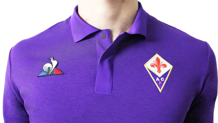 Colletto a polo, maglia Fiorentina 2018-19