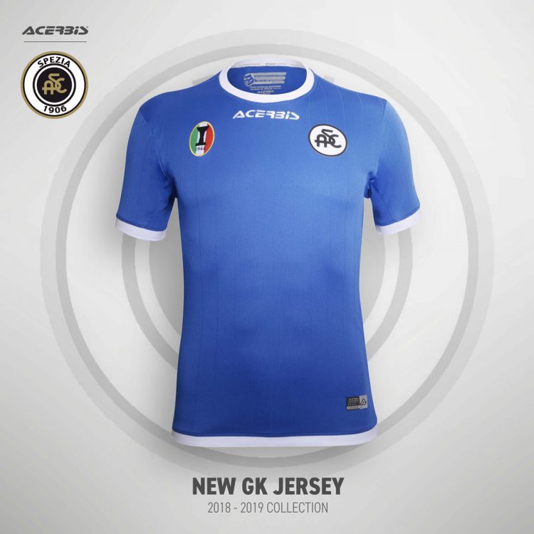 Maglia portiere Spezia 2018-2019 blu