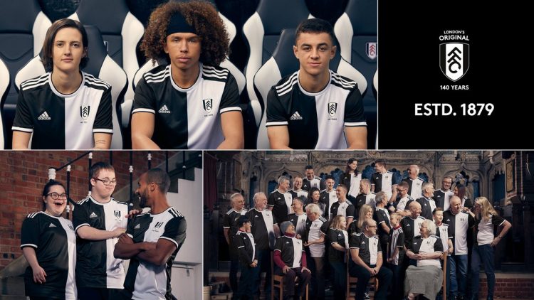 Divisa Fulham 140 anni adidas