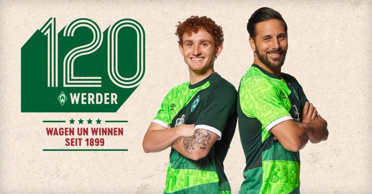 Divisa Werder Brema 120 anni