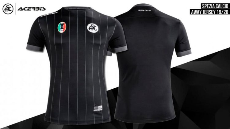 Seconda maglia Spezia 2019-2020 nera