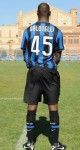 Il retro della nuova maglia dell'Inter indossata da Balotelli Il retro della nuova maglia dell'Inter indossata da Balotelli