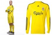 Maglia portiere Liverpool 2009-2010 gialla