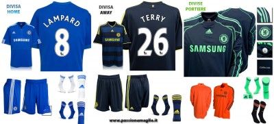 Le nuove maglie del Chelsea 2009-2010