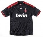 La terza maglia del Milan 2009-2010