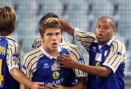 Paloschi con la seconda maglia del Parma 2009-2010