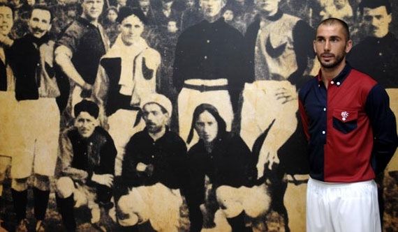 Di Vaio maglia Bologna 100 anni