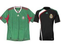 Le nuove maglie del Messico per il 2010