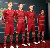 Giocatori russi durante la presentazione Giocatori russi durante la presentazione