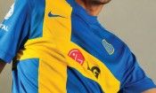 Particolare della maglia del Boca