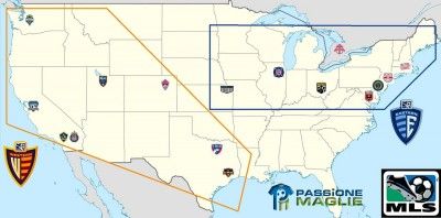 Mappa MLS 2010