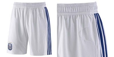 Calzoncini bianchi Argentina away 2010