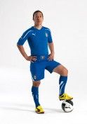 Camoranesi con la maglia azzurra