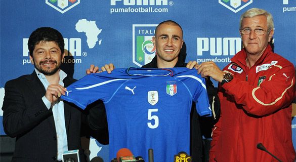 Presentazione maglia Italia 2010-12