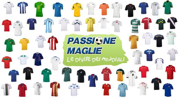 Le maglie dei Mondiali 2010