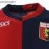 Il colletto con la scritta "Il club più antico d'Italia" Colletto maglia Genoa rossoblù