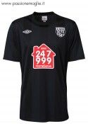 Maglia da trasferta nera del West Bromwich Albion 2010-2011 Maglia away West Bromwich 2010-11