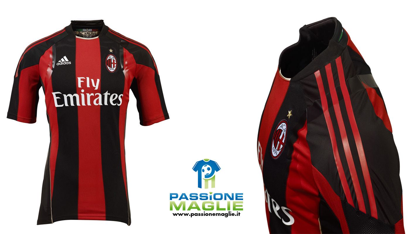 La nuova maglia del Milan 2010-2011 firmata Adidas