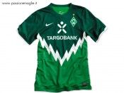 La nuova maglia del Werder Brema, stagione 2010-2011, firmata Nike Prima Maglia Werder Brema 2010-2011