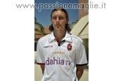 La casacca bianca da trasferta del Cagliari con colletto a polo Seconda maglia Cagliari 2010-2011