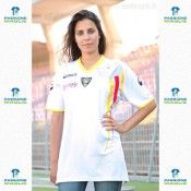 La maglia del Lecce da trasferta 2010-2011 bianca Seconda maglia Lecce