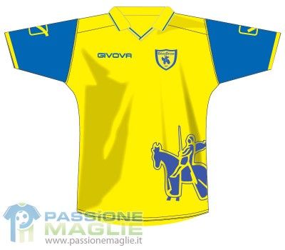 Disegno della prima maglia del Chievo 2010-2011 Maglia home ChievoVerona