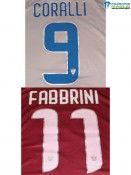 Le personalizzazioni delle nuove maglie dell'Empoli Font maglie Empoli 2010-2011