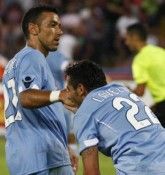 Quagliarella e Lavezzi in Napoli-Wolfsburg del 3 Agosto
