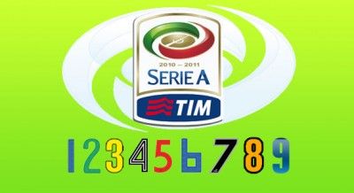 I numeri di maglia della nuova serie A 2010-2011