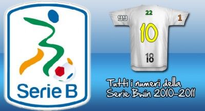 I numeri di maglia della Serie B 2010-2011