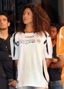 La terza divisa bianca con inserti neri dell'Udinese Terza maglia Udinese