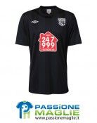 Completo nero per la seconda maglia del WBA Seconda casacca WBA 2010-2011