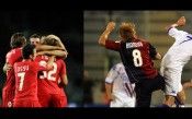 Nomi e numeri del Cagliari 2010-2011 firmato Macron Personalizzazioni Cagliari calcio