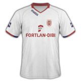 Seconda maglia della Reggiana con sponsor Fortlan-Dibi
