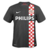 Seconda divisa PSV Eindhoven 2010-2011