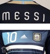Particolari maglia away Argentina